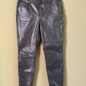 White House Black Market Gunmetal Jeans